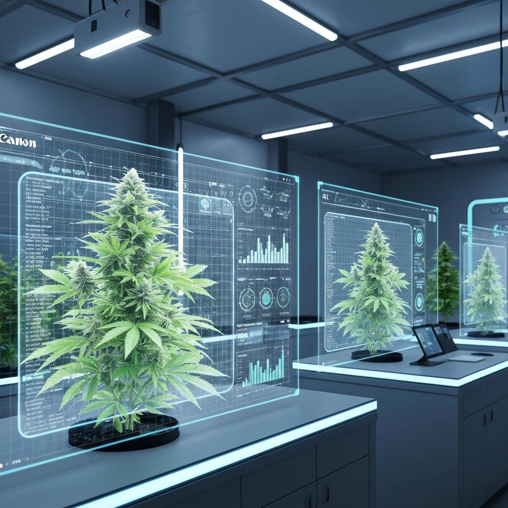 AI-optimized hemp strain development